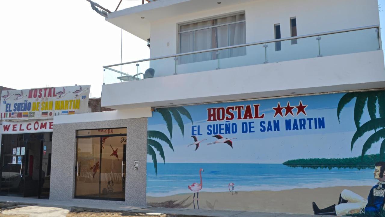 Hostal El Sueno De San Martin ปารากัส ภายนอก รูปภาพ