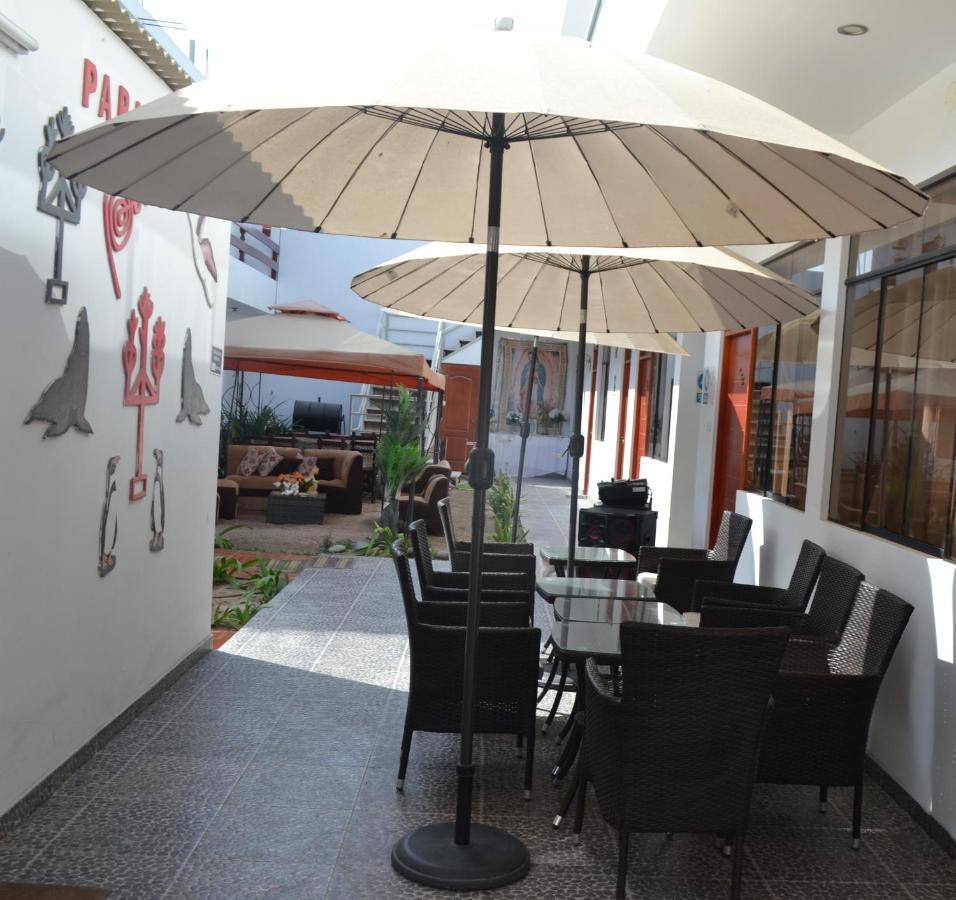 Hostal El Sueno De San Martin ปารากัส ภายนอก รูปภาพ